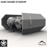 Tabletop Terrain Ship Dark Rainer Starship