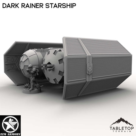 Tabletop Terrain Ship Dark Rainer Starship