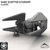 Tabletop Terrain Ship Dark Sceptor Starship