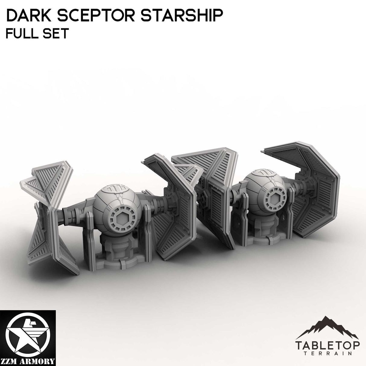 Tabletop Terrain Ship Dark Sceptor Starship