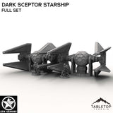 Tabletop Terrain Ship Dark Sceptor Starship