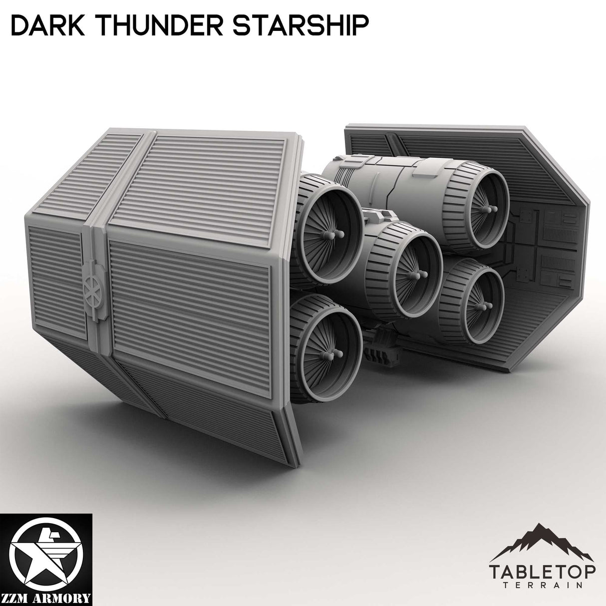 Tabletop Terrain Ship Dark Thunder Starship
