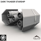 Tabletop Terrain Ship Dark Thunder Starship