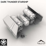 Tabletop Terrain Ship Dark Thunder Starship