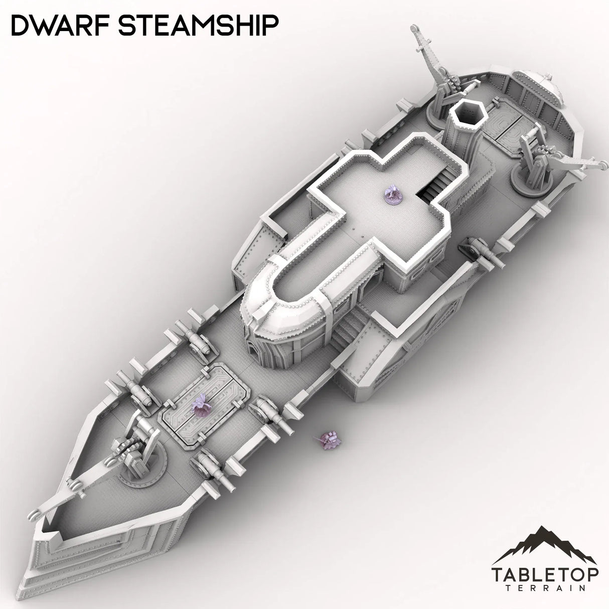 Tabletop Terrain Ship Dwarf Steam Ship