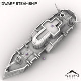 Tabletop Terrain Ship Dwarf Steam Ship