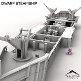 Tabletop Terrain Ship Dwarf Steam Ship