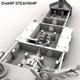Tabletop Terrain Ship Dwarf Steam Ship