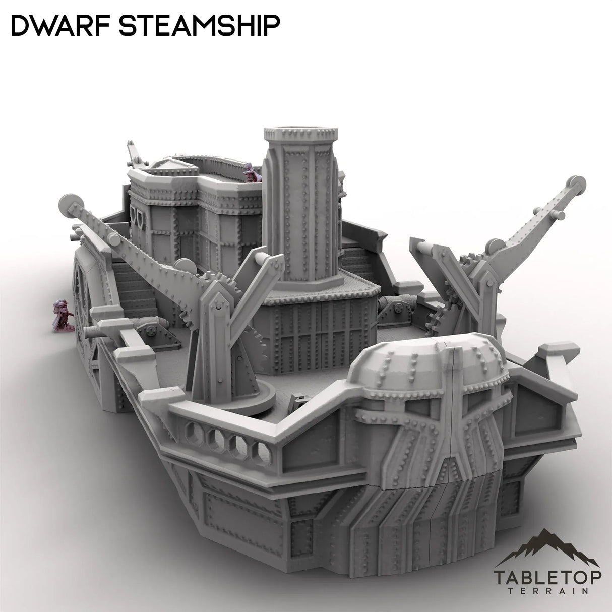 Tabletop Terrain Ship Dwarf Steam Ship