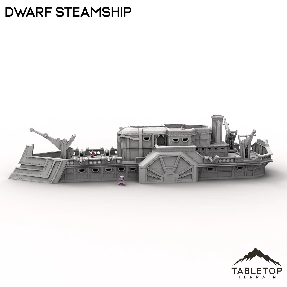 Tabletop Terrain Ship Dwarf Steam Ship
