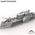 Tabletop Terrain Ship Dwarf Steam Ship