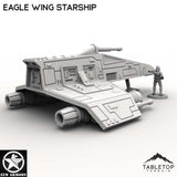 Tabletop Terrain Ship Eagle Wing Starship