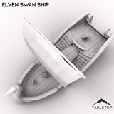 Tabletop Terrain Ship Elven Swan Ship