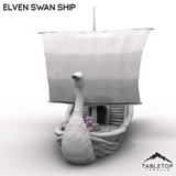 Tabletop Terrain Ship Elven Swan Ship