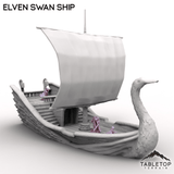 Tabletop Terrain Ship Elven Swan Ship