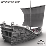 Tabletop Terrain Ship Elven Swan Ship