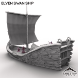 Tabletop Terrain Ship Elven Swan Ship