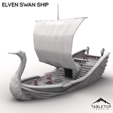 Tabletop Terrain Ship Elven Swan Ship