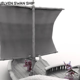 Tabletop Terrain Ship Elven Swan Ship