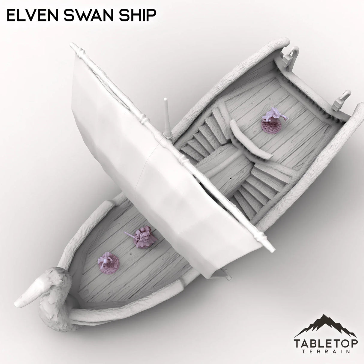 Tabletop Terrain Ship Elven Swan Ship