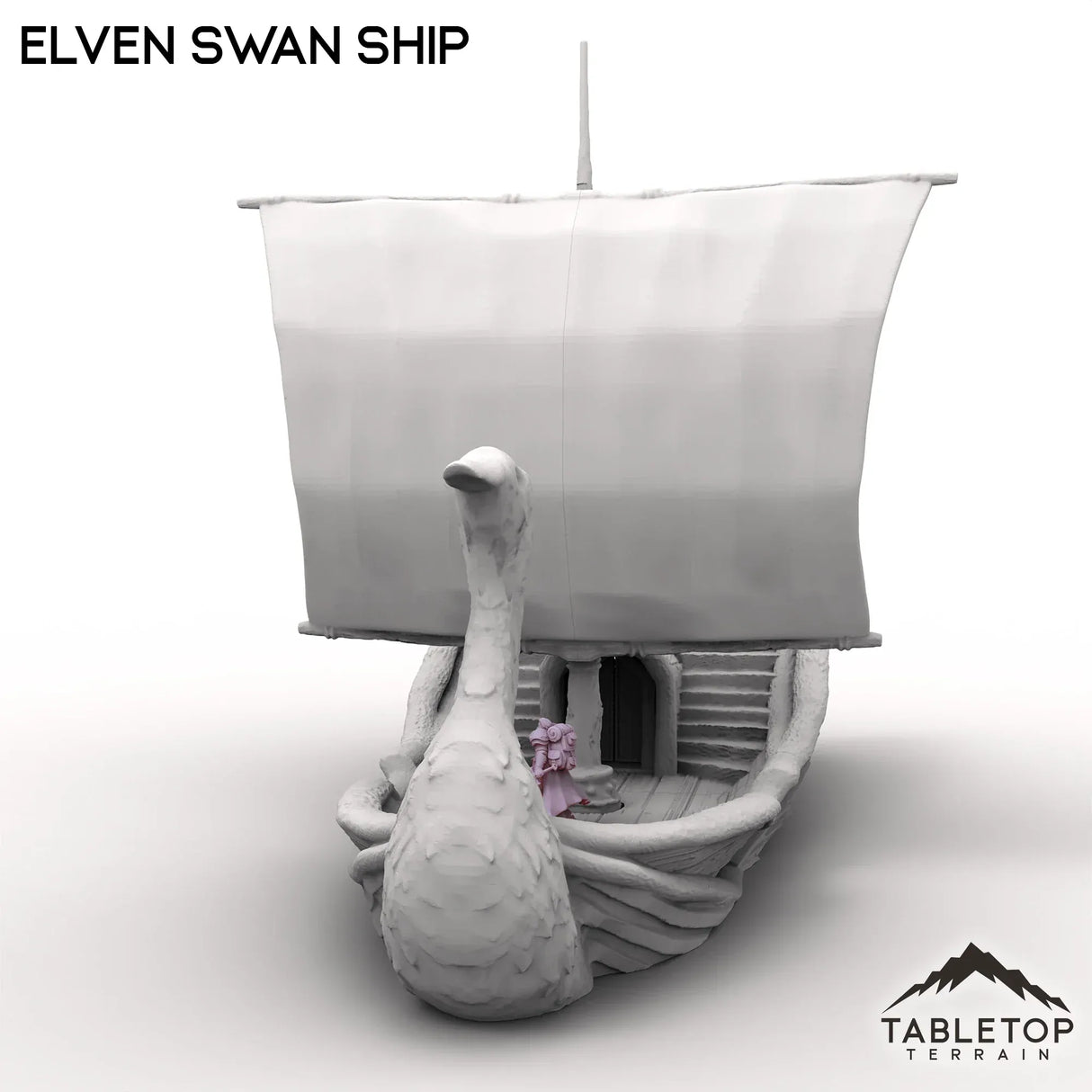 Tabletop Terrain Ship Elven Swan Ship