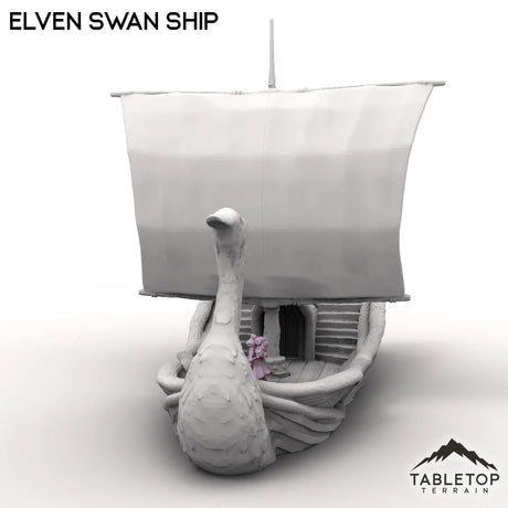 Tabletop Terrain Ship Elven Swan Ship