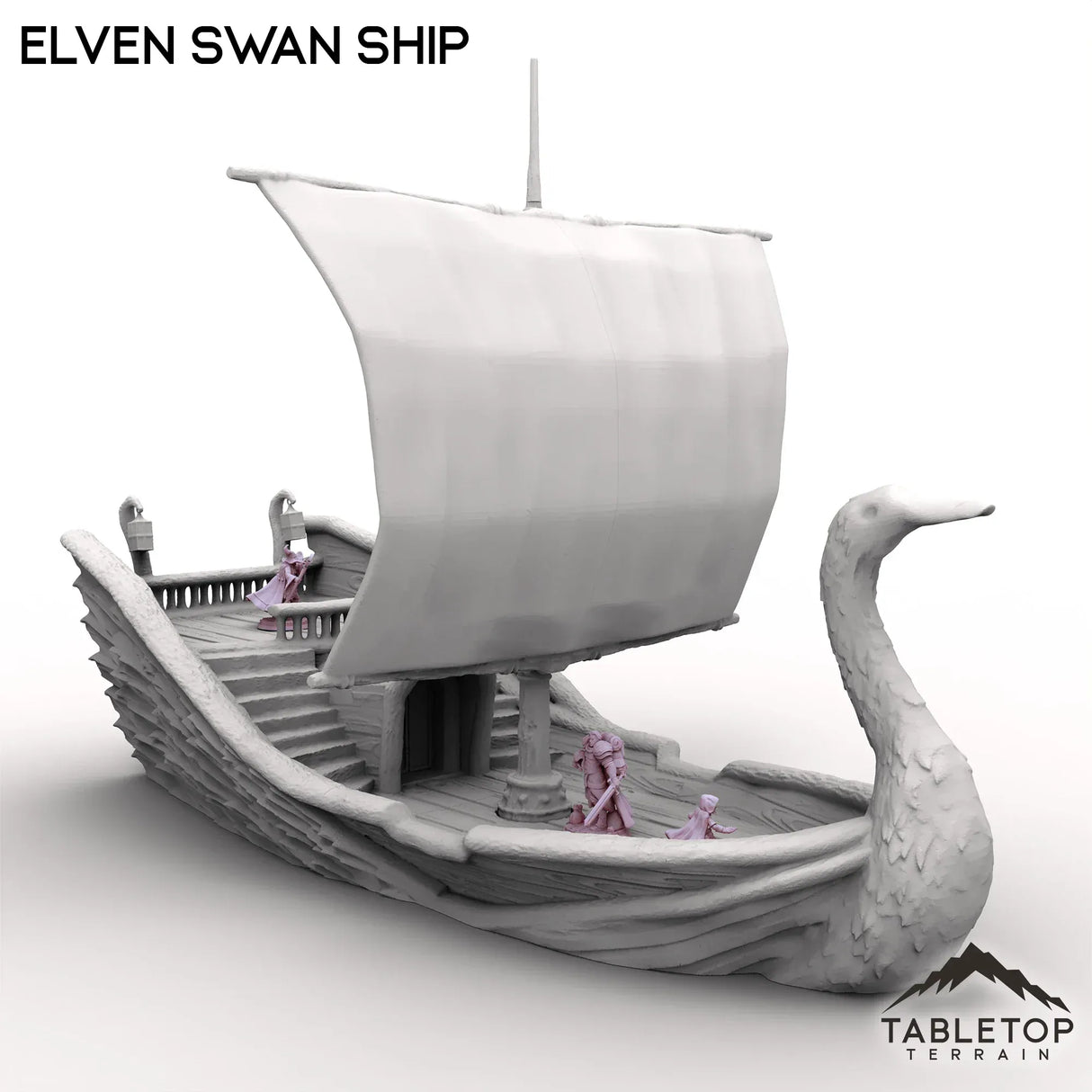 Tabletop Terrain Ship Elven Swan Ship