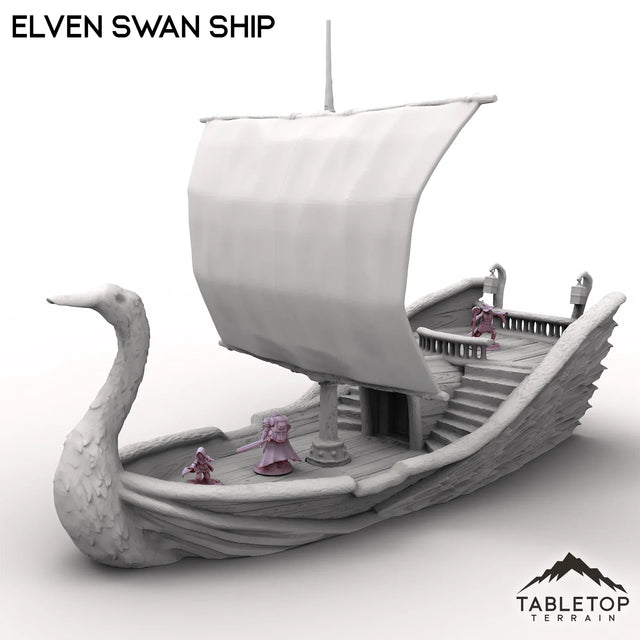 Tabletop Terrain Ship Elven Swan Ship