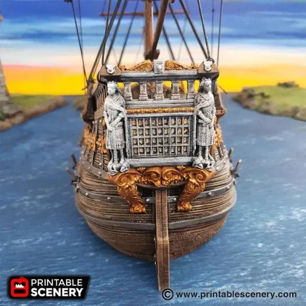Tabletop Terrain Ship Fluyt - Pirate Ship