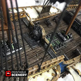 Tabletop Terrain Ship Flying Frigate - Flying Pirate Ship
