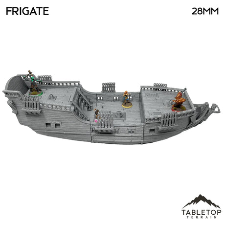 Tabletop Terrain Ship Frigate Mk2 - Pirate Ship