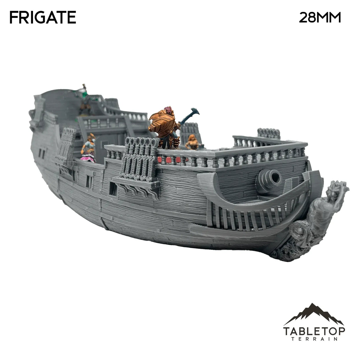 Tabletop Terrain Ship Frigate Mk2 - Pirate Ship