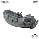 Tabletop Terrain Ship Frigate Mk2 - Pirate Ship