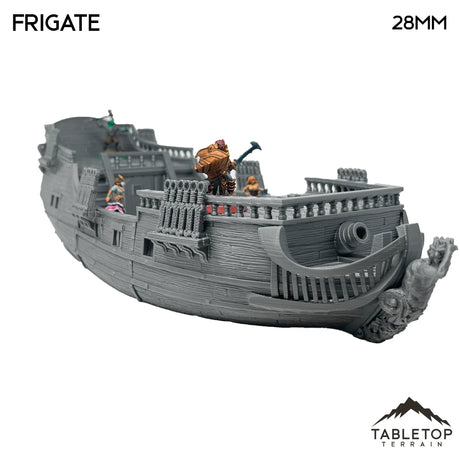Tabletop Terrain Ship Frigate Mk2 - Pirate Ship