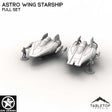 Tabletop Terrain Ship Full Set Astro Wing Starship