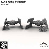 Tabletop Terrain Ship Full Set Dark Auto Starship