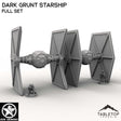 Tabletop Terrain Ship Full Set Dark Grunt Starship