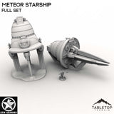 Tabletop Terrain Ship Full Set Meteor Starship