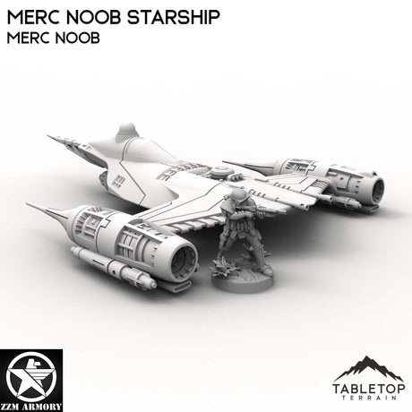 Tabletop Terrain Ship Merc Noob Merc Noob Starship