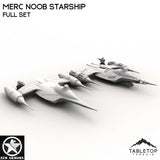 Tabletop Terrain Ship Merc Noob Starship