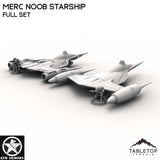 Tabletop Terrain Ship Merc Noob Starship