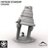Tabletop Terrain Ship Meteor Starship