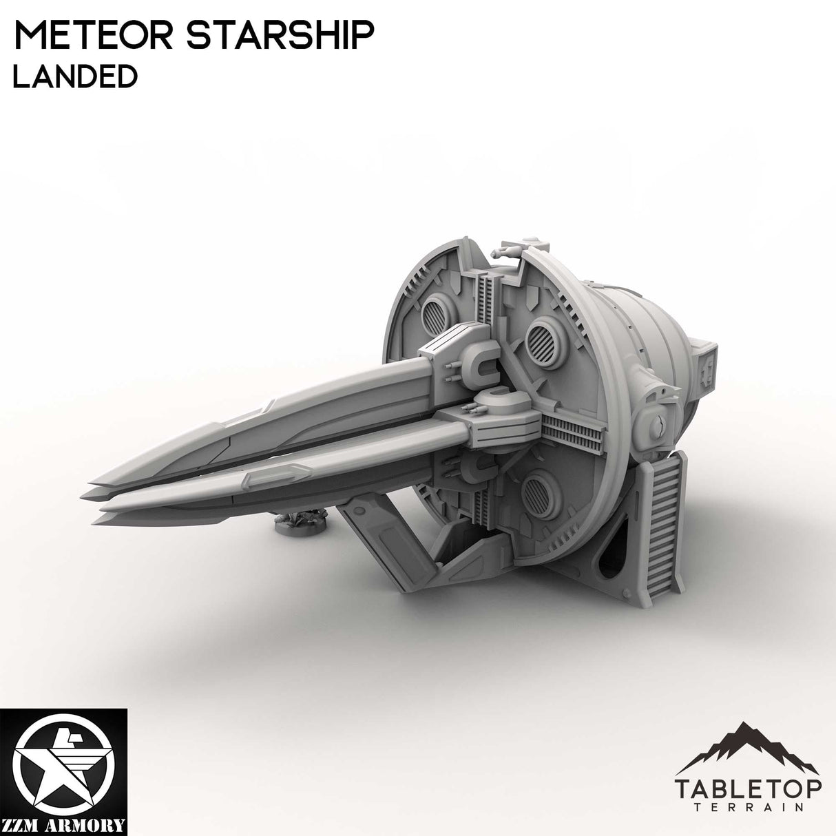 Tabletop Terrain Ship Meteor Starship