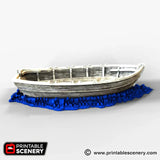 Tabletop Terrain Ship Row Boat Long boat - Pirate Ship