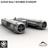 Tabletop Terrain Ship Scrap Built Bomber Starship