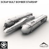 Tabletop Terrain Ship Scrap Built Bomber Starship