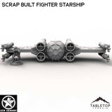 Tabletop Terrain Ship Scrap Built Fighter Starship