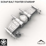 Tabletop Terrain Ship Scrap Built Fighter Starship