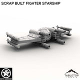 Tabletop Terrain Ship Scrap Built Fighter Starship