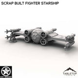 Tabletop Terrain Ship Scrap Built Fighter Starship